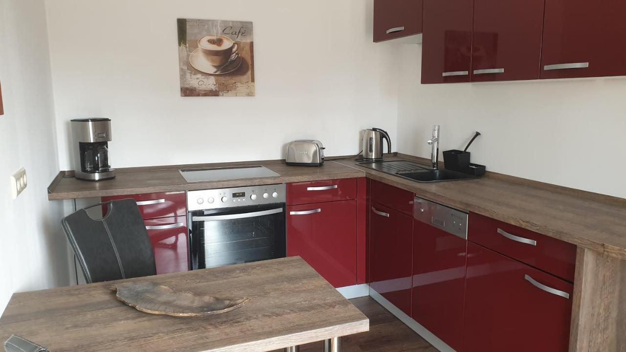Seensucht & Urlaubstraeume, Ferienwohnung "Seerose" Grossraeschen Esterno foto